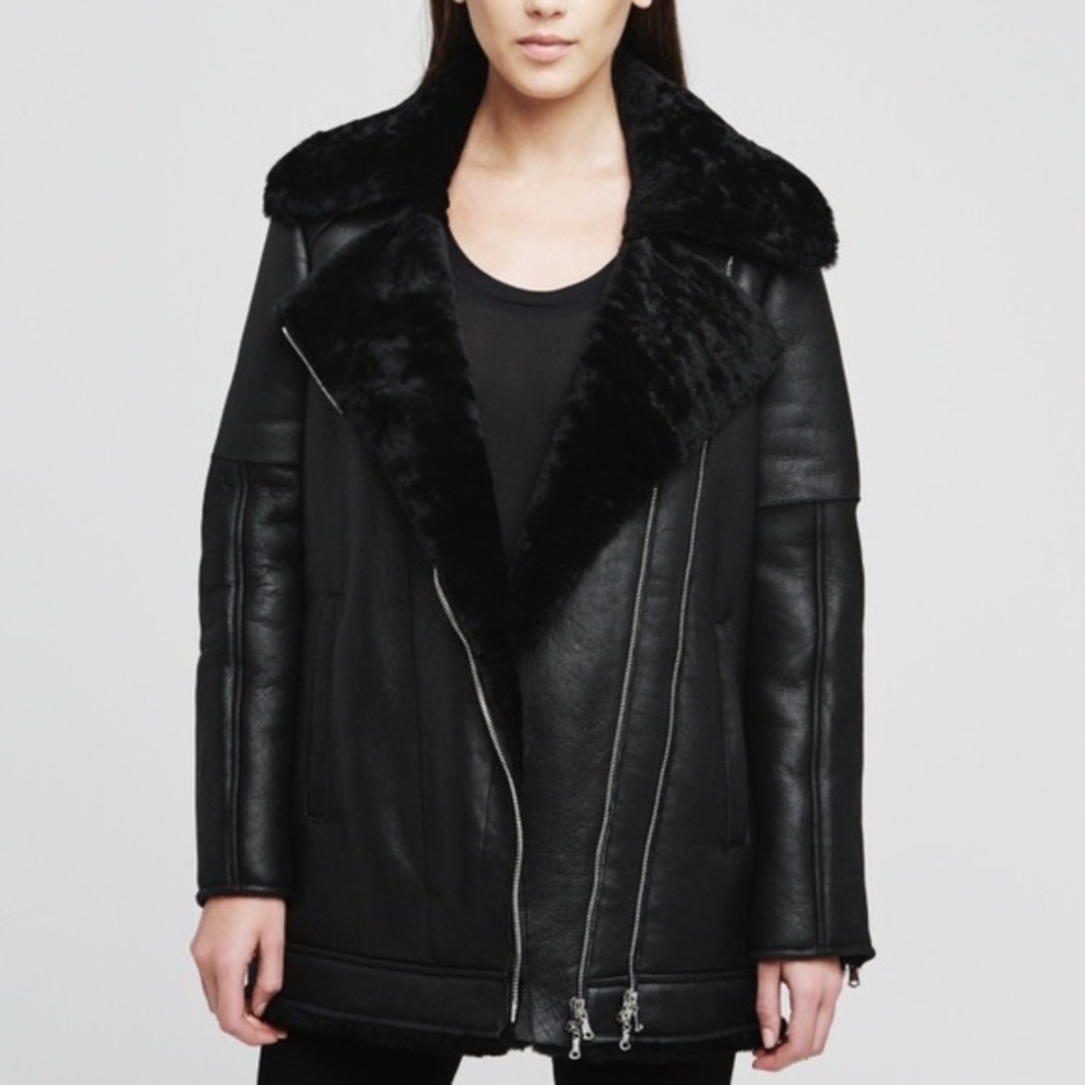 L’Agence Brando Shearling Coat